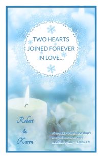 Wedding Program Cover Template 5 - Version 3